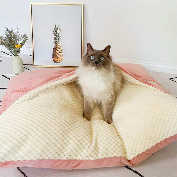 Semi-Closed Dog Cat Sleeping Pad