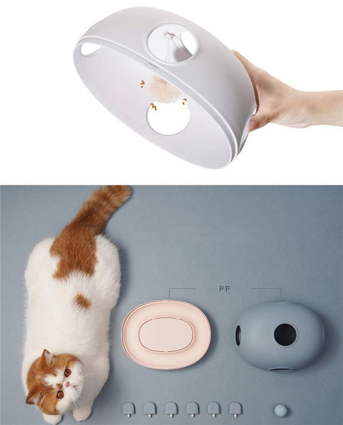 Turntable Ball Hole 3 in 1 Cat Toy